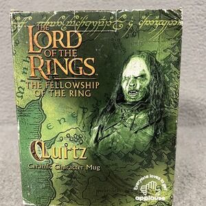 NOS Applause Lord of the Rings Fellowship Lurtz Ceramic Action Figure Mug 2001